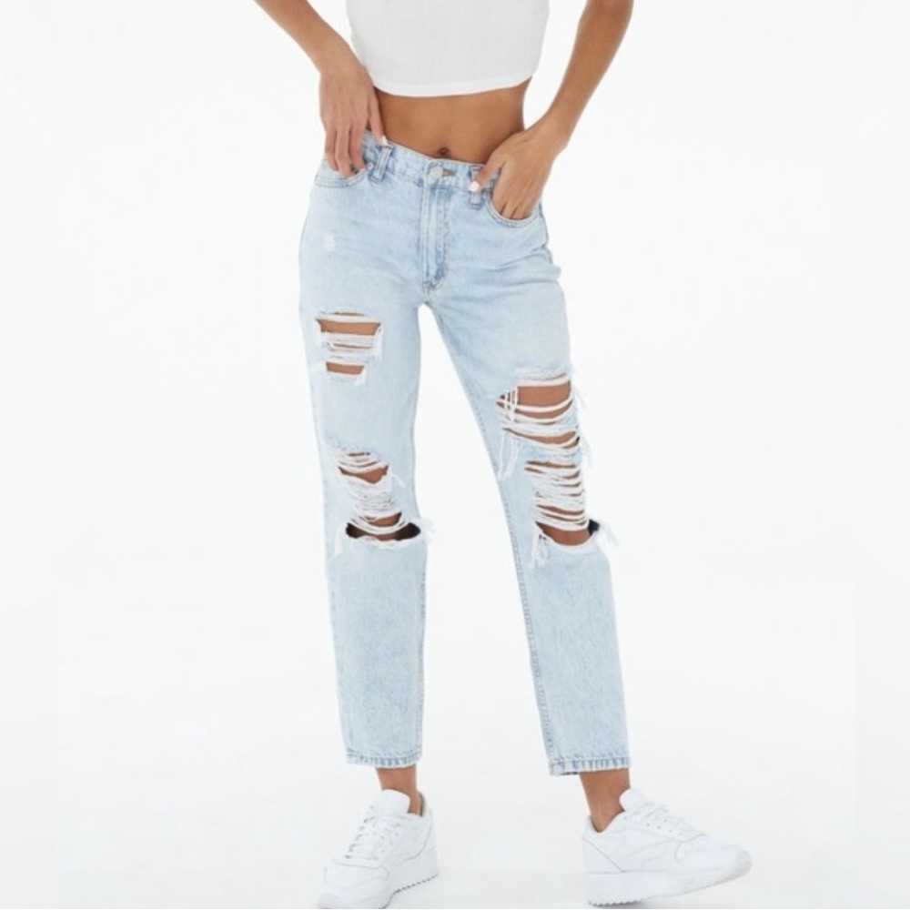 Aeropostale Blue Mom Jeans Size 4